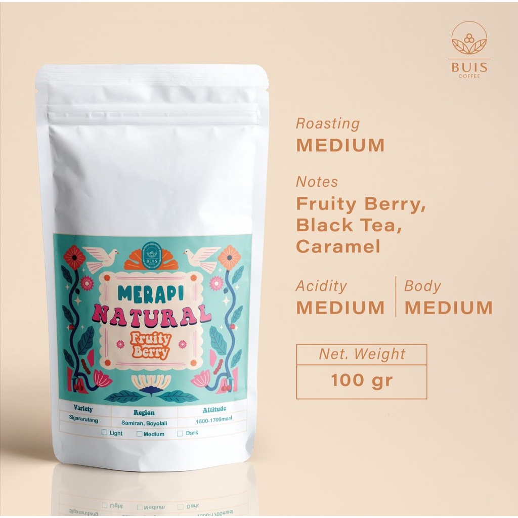 

Kopi Arabika Merapi Natural 100 gram