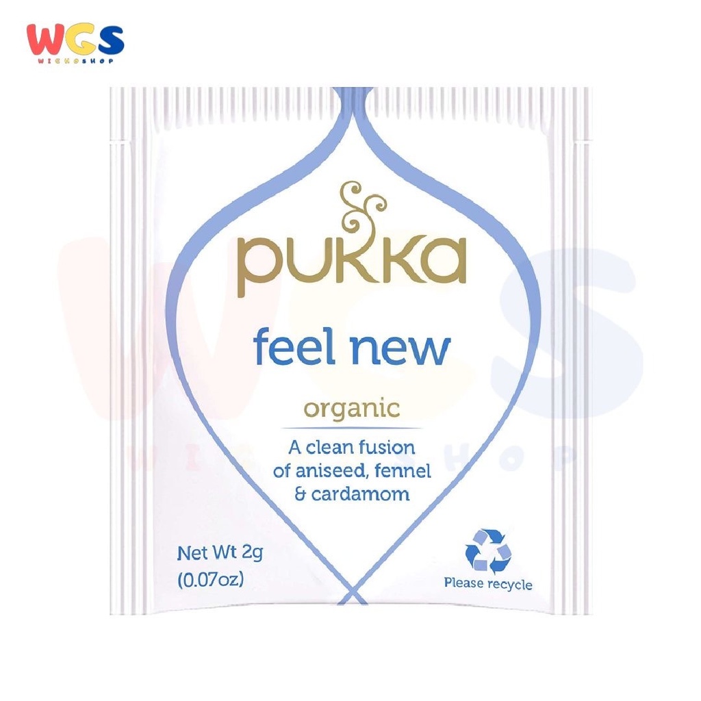 Pukka Feel New Organic A Clean Fusion of Aniseed Tea 20 Sachets 40g