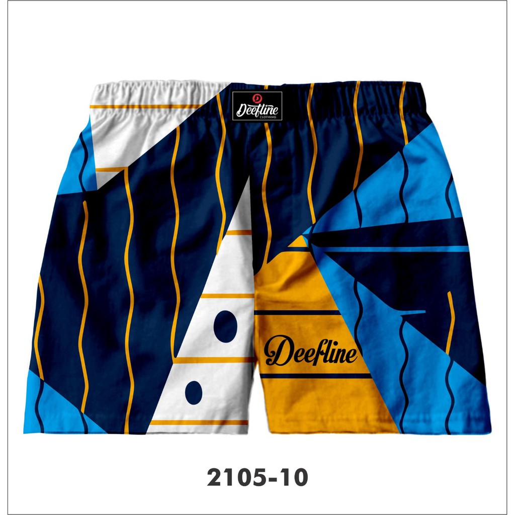 CELANA BOXER PRIA | CELANA PENDEK | BOXER FULL PRINT DEEFLINE