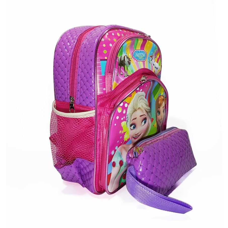 RANSEL ANAK KOMBINASI BORDIR FROZEN LOL UNICORN HELLO KITTY RANSEL GLITER