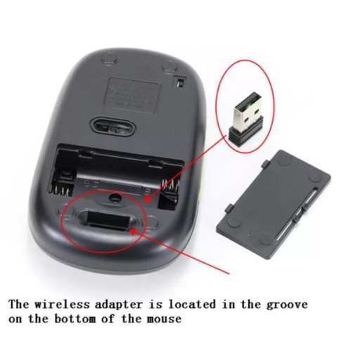 Mouse wireless jeqang usb 2.4ghz optical 1600dpi 4d clicky for laptop pc office gaming 3500