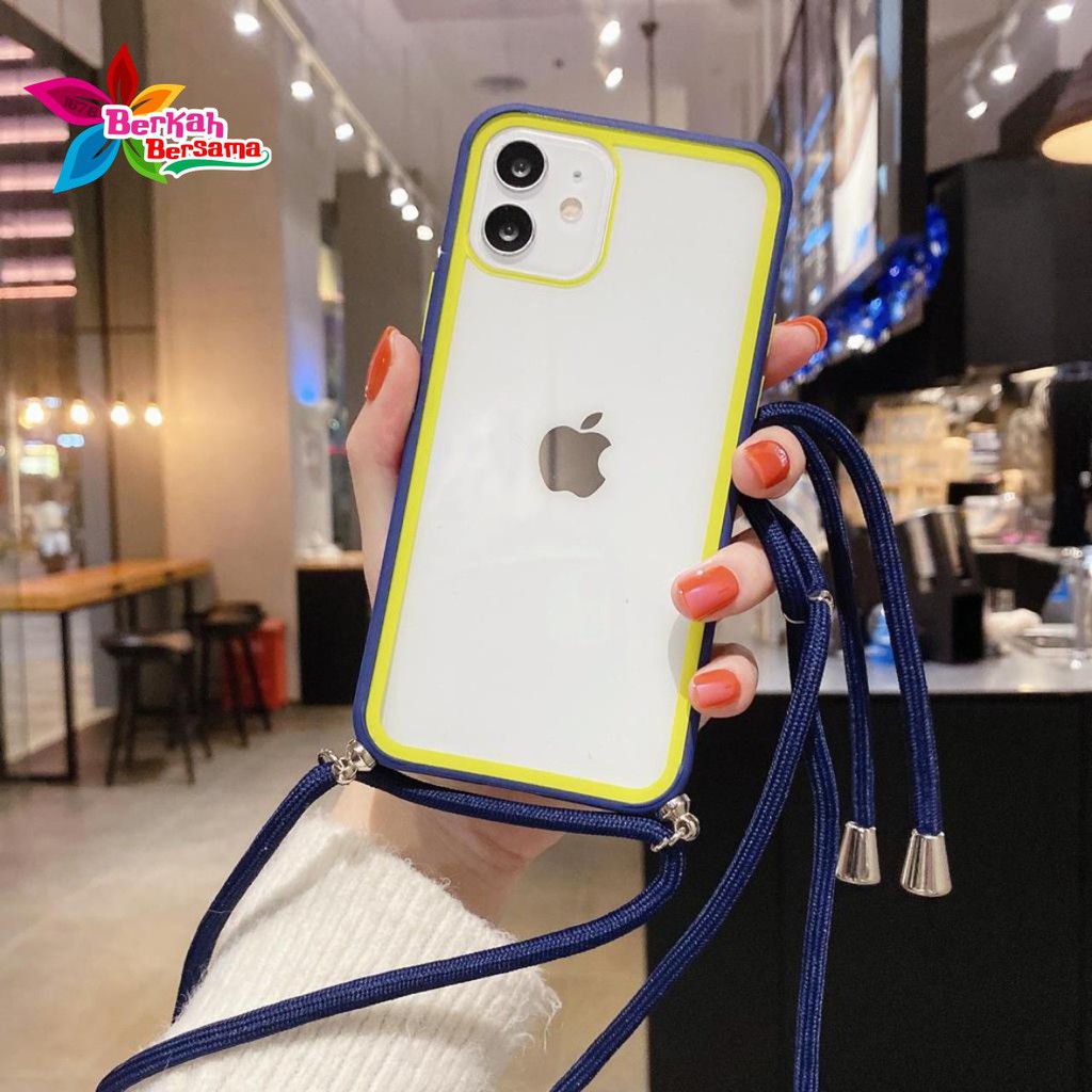 SOFTCASE SLINGCASE LANYARD TALI AURORA REALME C1 C2 5S 5 5I C3 6 NARZO PRO C20 C12 C25 BB2832