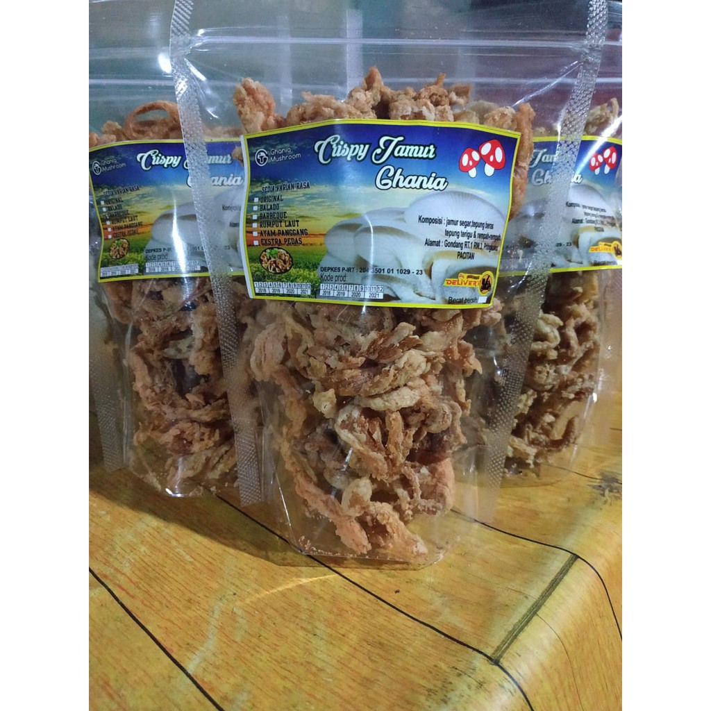 

Crispy Jamur Ghania 100gr