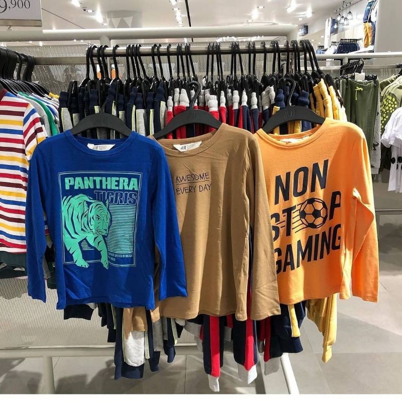 tshirt h&m anak anak kids