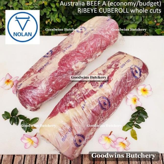 

3.5KG BEEF CUBEROLL RIBEYE AUSTRALIA A NOLAN ECCO WHOLE CUT ROAST FSDGDF252