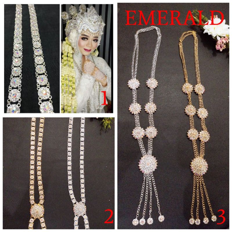 [KS22] Kalung Adat Panjang Pengantin Pria Wanita Sunda / Jawa