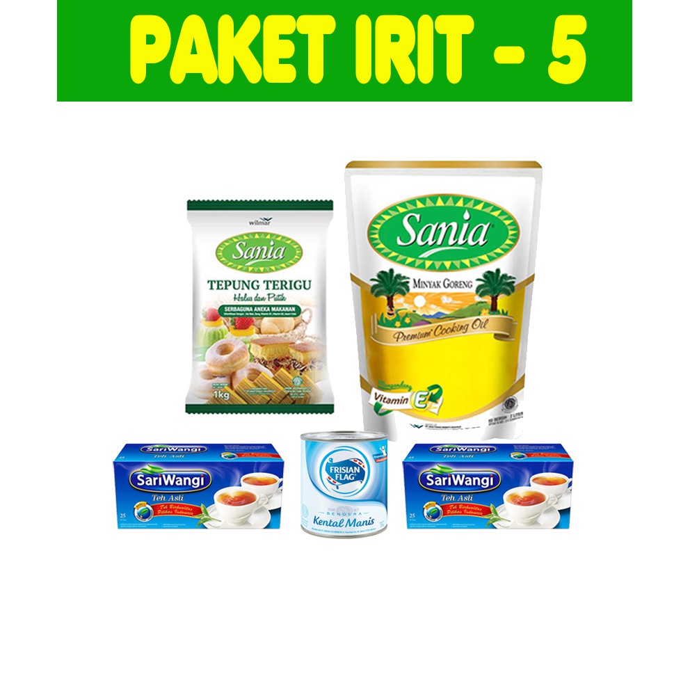 

SEMBAKO PAKET IRIT 5 - Dapat 5pcs..!!