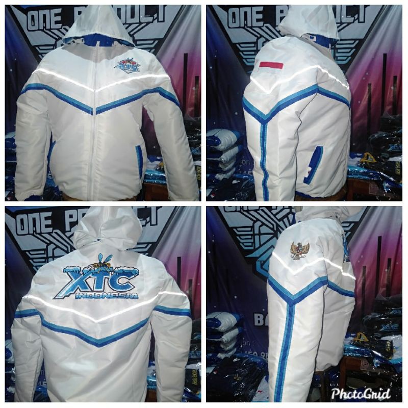 jaket XTC Indonesia putih keren