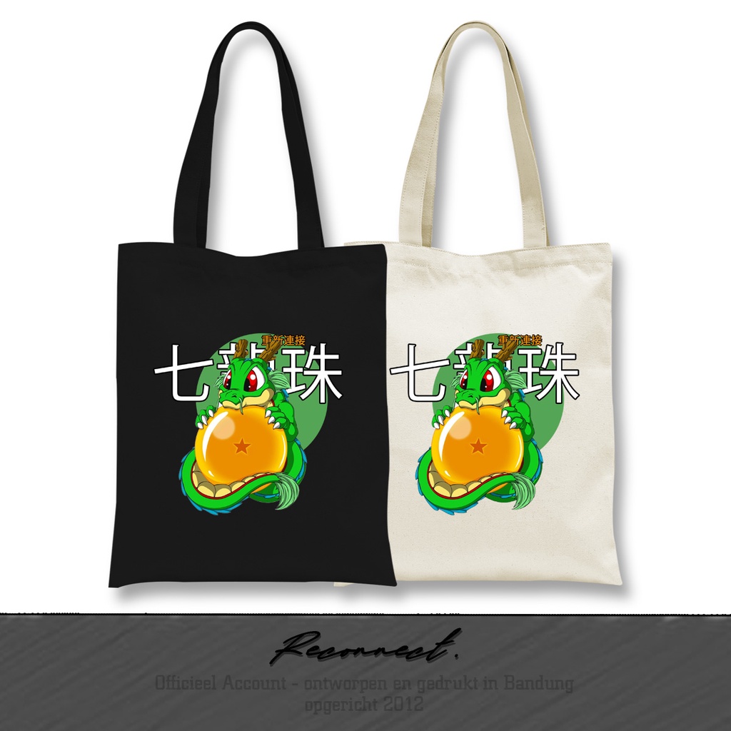 Reconnect Tote Bag Motif Anime Babby Shenlong  - GRATIS TAMBAH NAMA