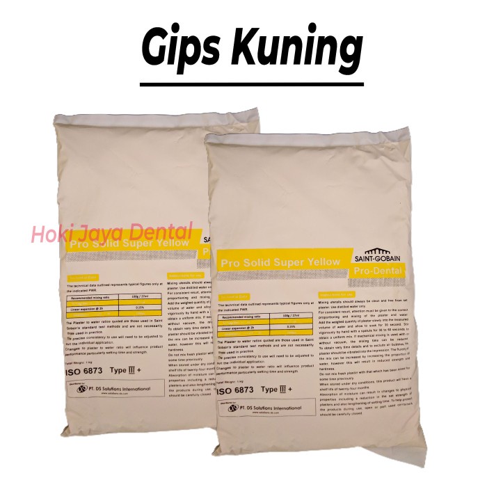Jual Dental Gips Stone / Moldano Kuning / Bahan Cetak Gigi Shopee Indonesia