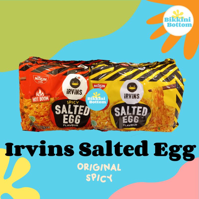 Nissin Irvin Salted Egg Noodles Halal Ecer