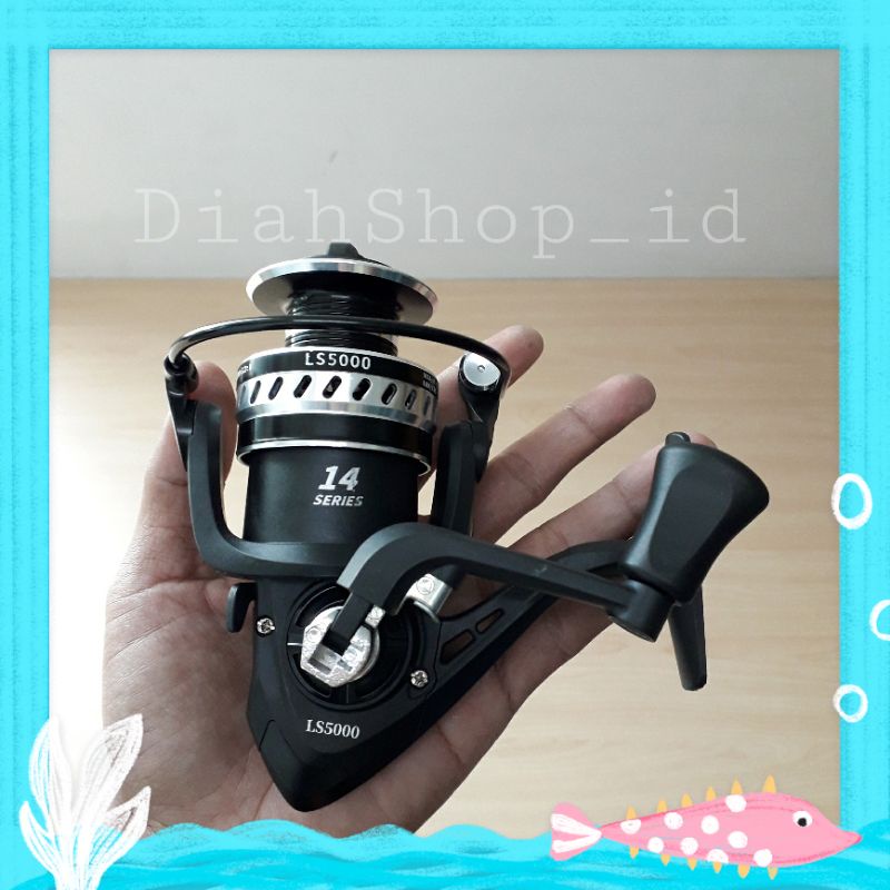 Reel Pancing LS4000 - LS5000 Spinning Fishing Reel 14 BB - YUMOSHI