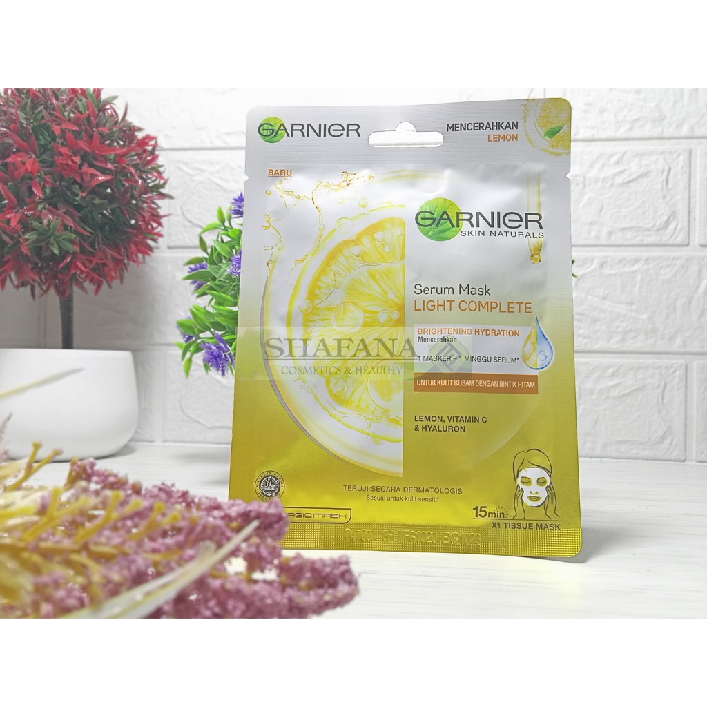 GARNIER SERUM MASK LIGHT COMPLETE LEMON