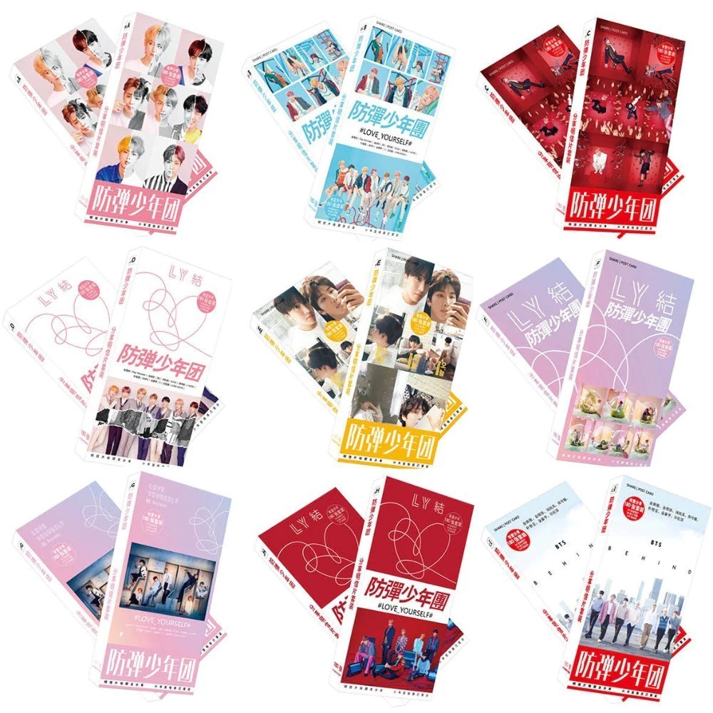 

Kpop Baru BTS 180 Foto Kartu Pos + Koleksi Kartu + Stiker Korea Mode K Pop BTS Bangtan Boys Cinta