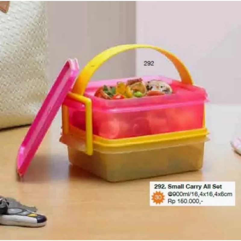 Rantang Tupperware small carry all set (2)