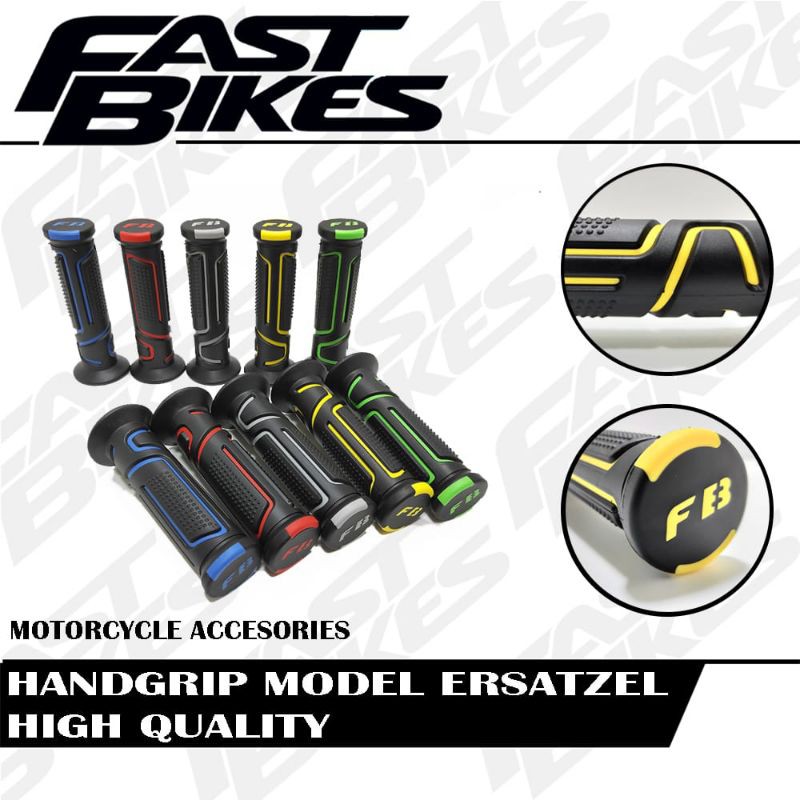 Handgrip Karet Fastbikes Model Ersatzel Universal Semua Motor