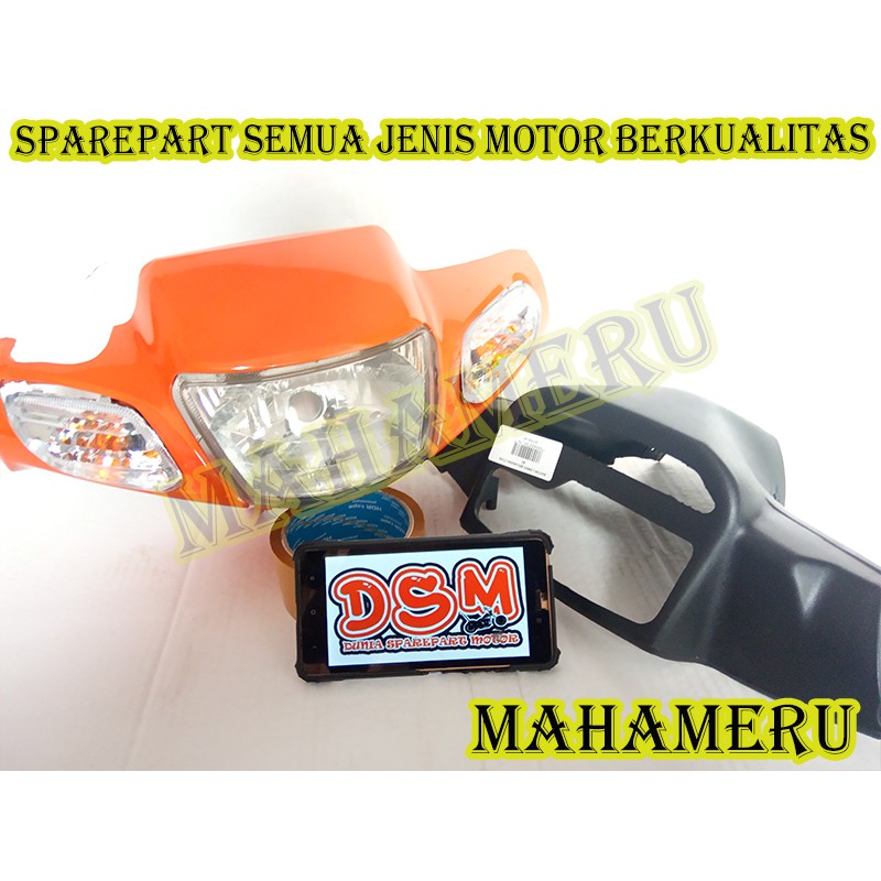 BATOK KEPALA YAMAHA FIZR FIZ R F1ZR FOSWAN OREN ORANGE