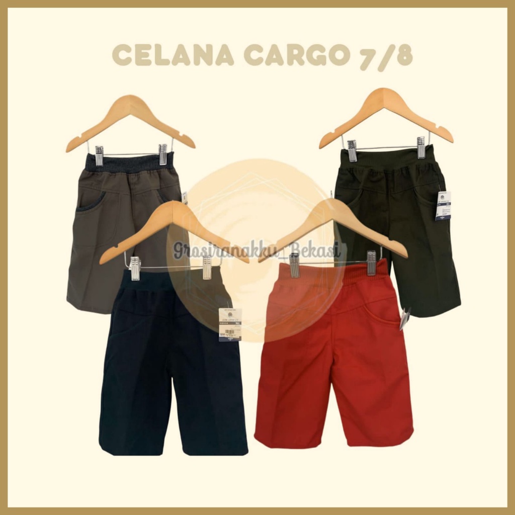 Celana cargo anak 7/8 Murmer Size 3-5thn