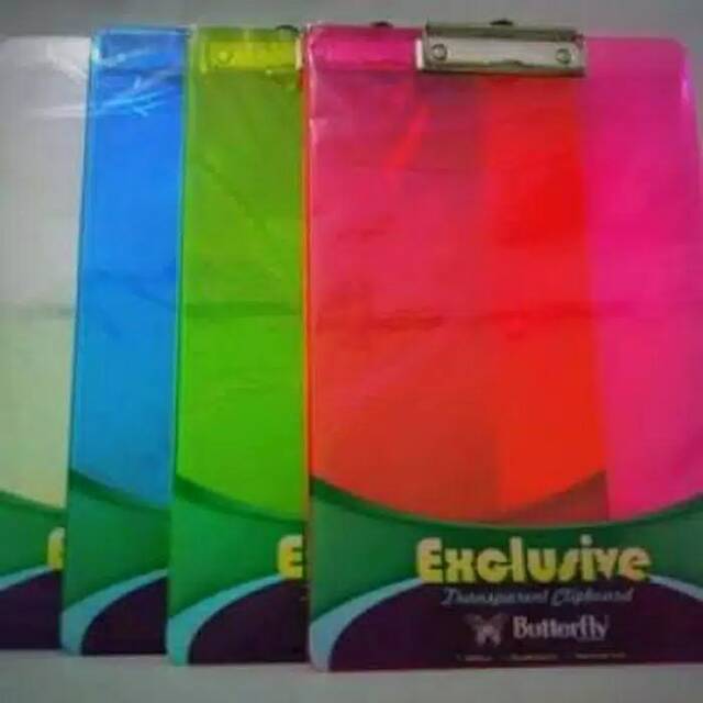 

papan ujian / clip board butterfly