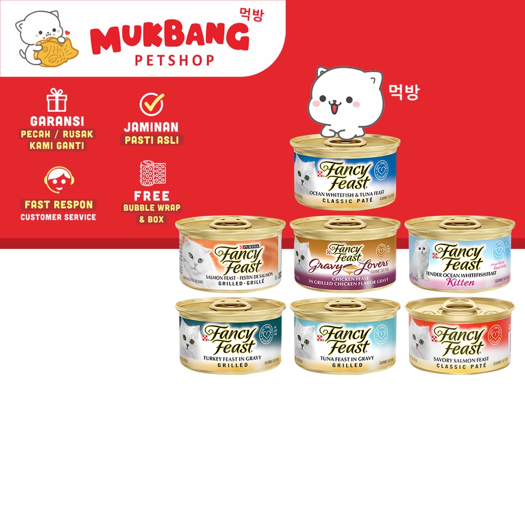 Fancy Feast 85gr Makanan Kucing Basah Premium Wet Food