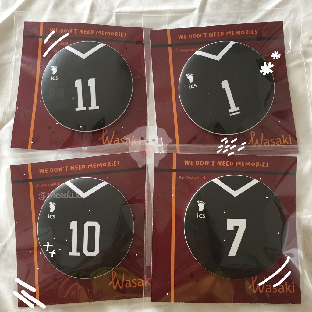 Haikyuu Jersey Pin (Inarizaki)