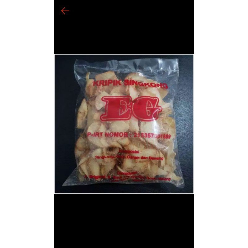 

Keripik singkong EG kemasan 500 gram