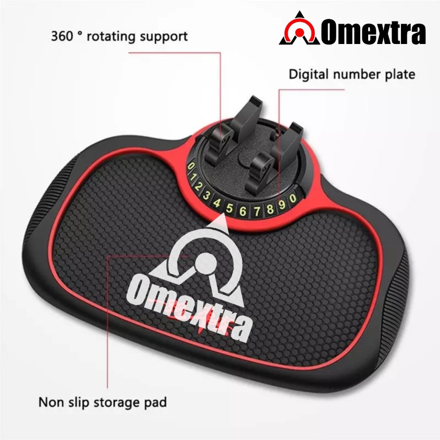 Anti Slip Pad Rotate Phone Holder Indomextra Tatakan Dashboard Karpet hp