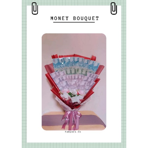 Bucket uang/ money bucket / uang asli jasa money Bouquet