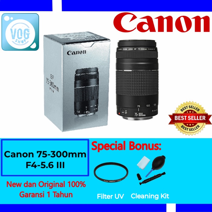 Harga Lensa Tele Canon 75 300mm Iii Terbaru Agustus 22 Biggo Indonesia
