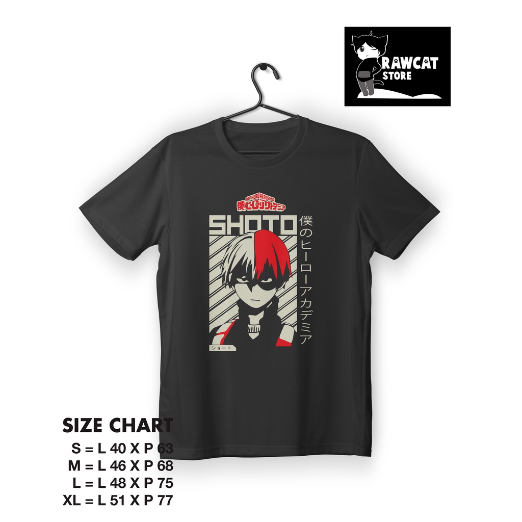 Kaos Anime Todoroki Shoto