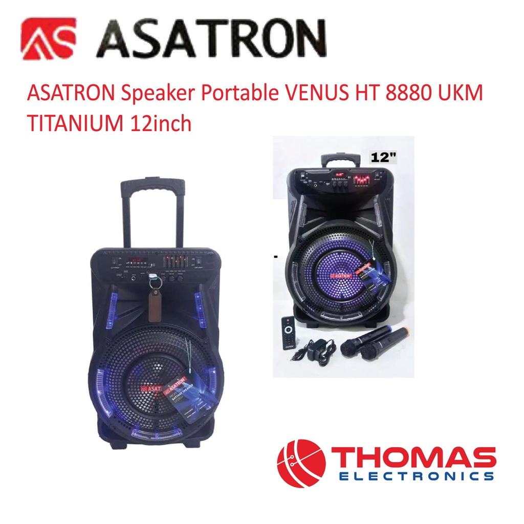 Jual Speaker Aktif Bluetooth Portable Wireless Meeting ASATRON VENUS ...