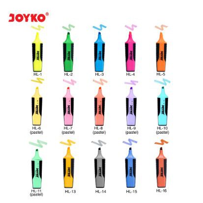 

[ATK] - Joyko Highlighter / Stabilo / Penanda Berwarna