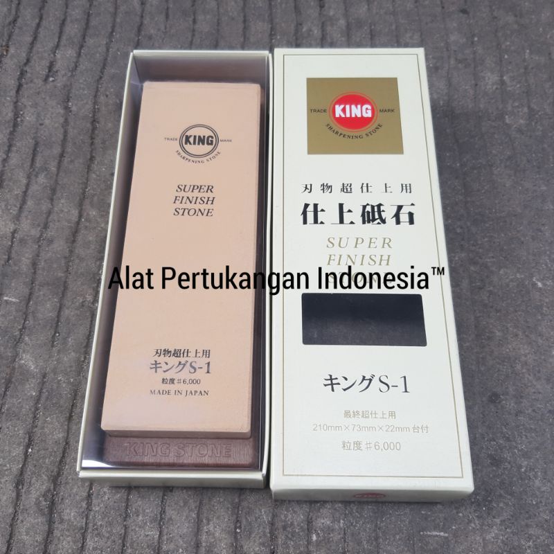 BATU ASAH ASAHAN PISAU ORI GRIT 6000 HALUS KING ASLI ORIGINAL MADE IN JAPAN JEPANG