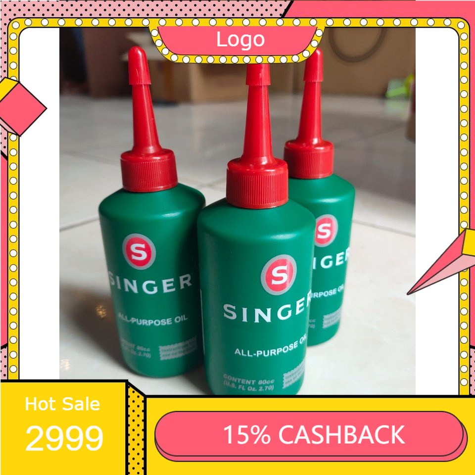 SINGER CLIPPER OIL 80ML Minyak mesin alat cukur dan rantai sepeda