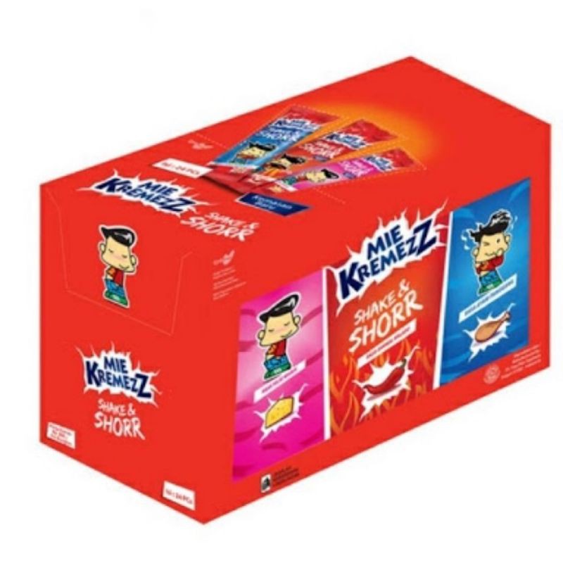 

mie krmemezz shor shor 1 box isi 24+2 pcs