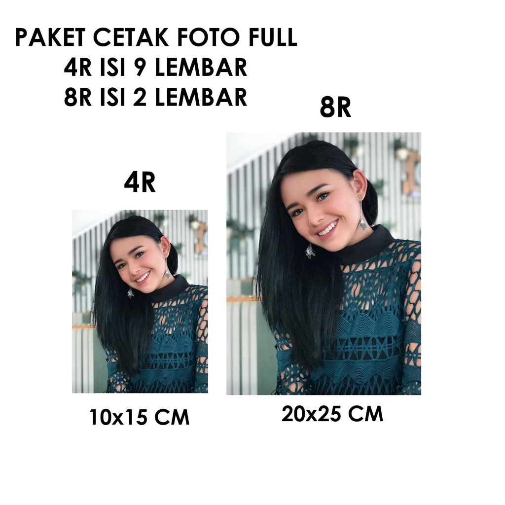 Paket Cetak Foto  Full 4R & 8R Fujifilm Doff Glossy