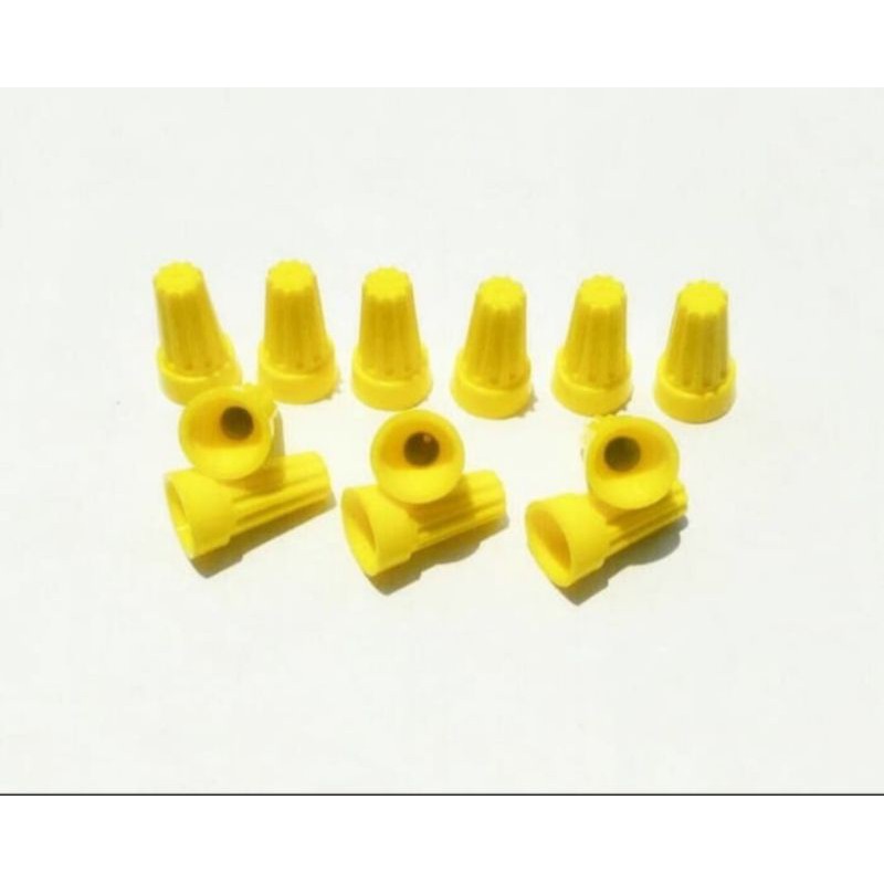 lasdop kabel 4mm isi 100pcs sambungan kabel tutuo dop lasdop 4 mm