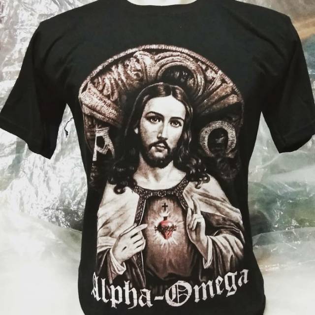 Kaos Rohani Jesus Alpha Omega