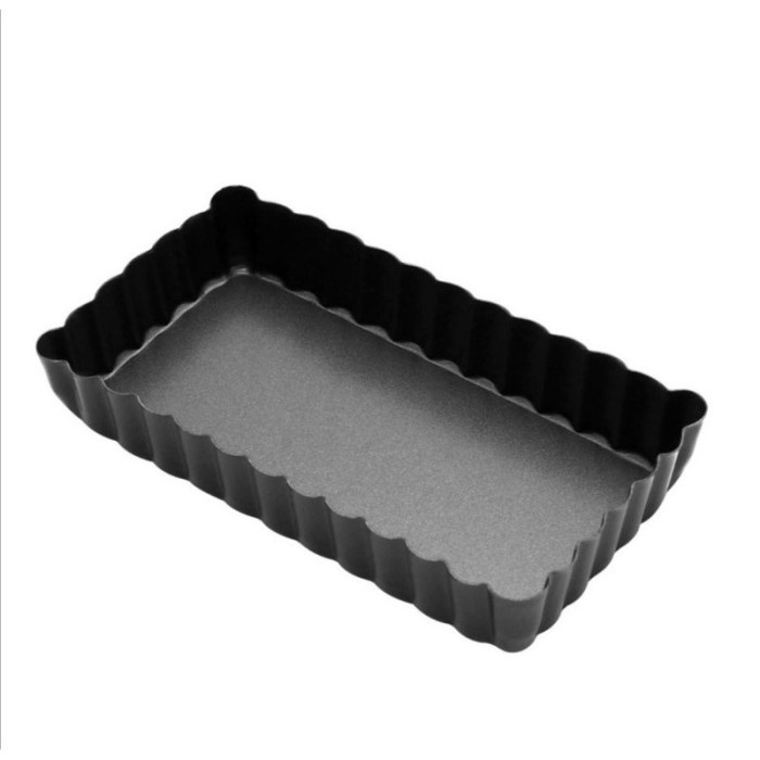 

Loyang Kue Pie segi panjang Rectangle tart pan 4,5 inchi