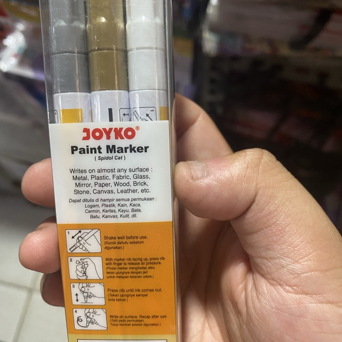 

Star Spidol Paint Marker Joyko Ptm 59 Set Isi 3 Warna Bergaransi