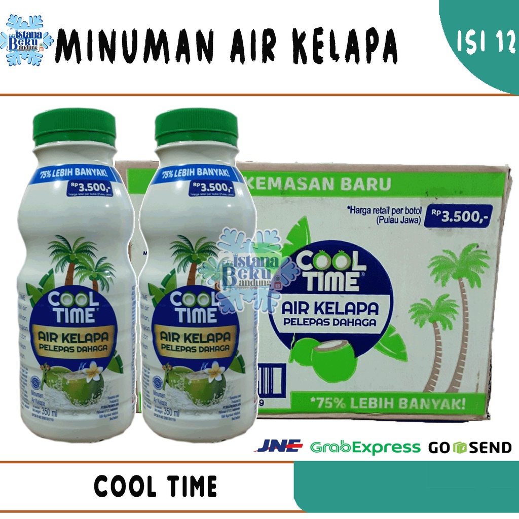 

Cool Time Coconut Water 350ml (1 Dus = 12 Botol)