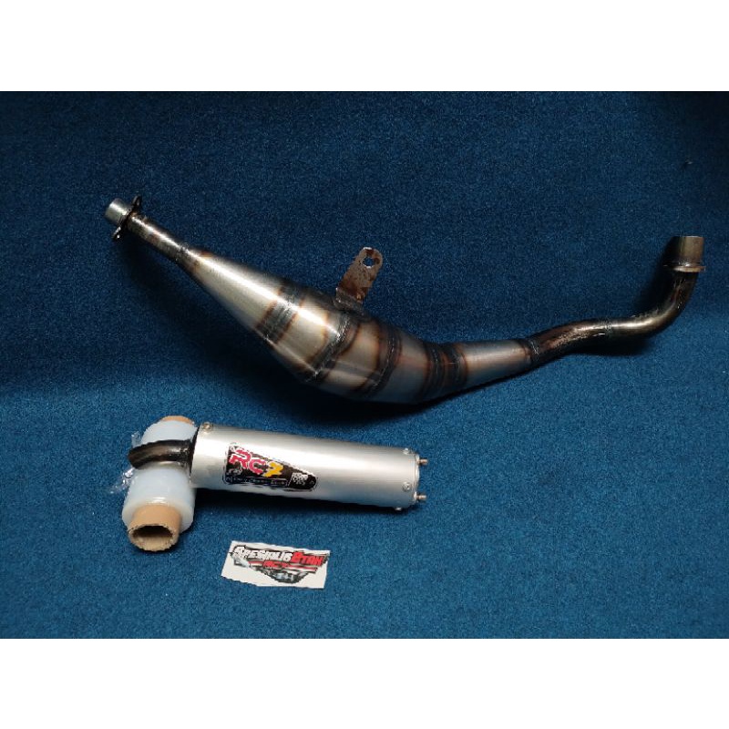 Knalpot Yamaha f1-F1z-F1zr model kolong BM power