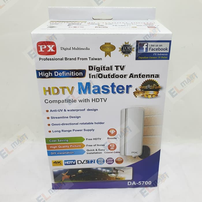 PX antena digital analog TV PX-5700 HDTV master PX5700