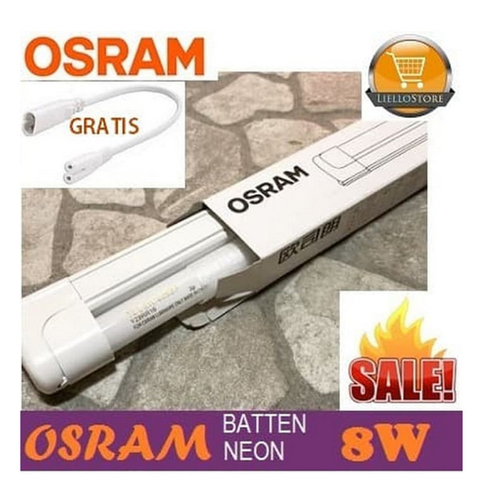 LAMPU OSRAM T5 NEON SET 8W - 30CM - FULL SET