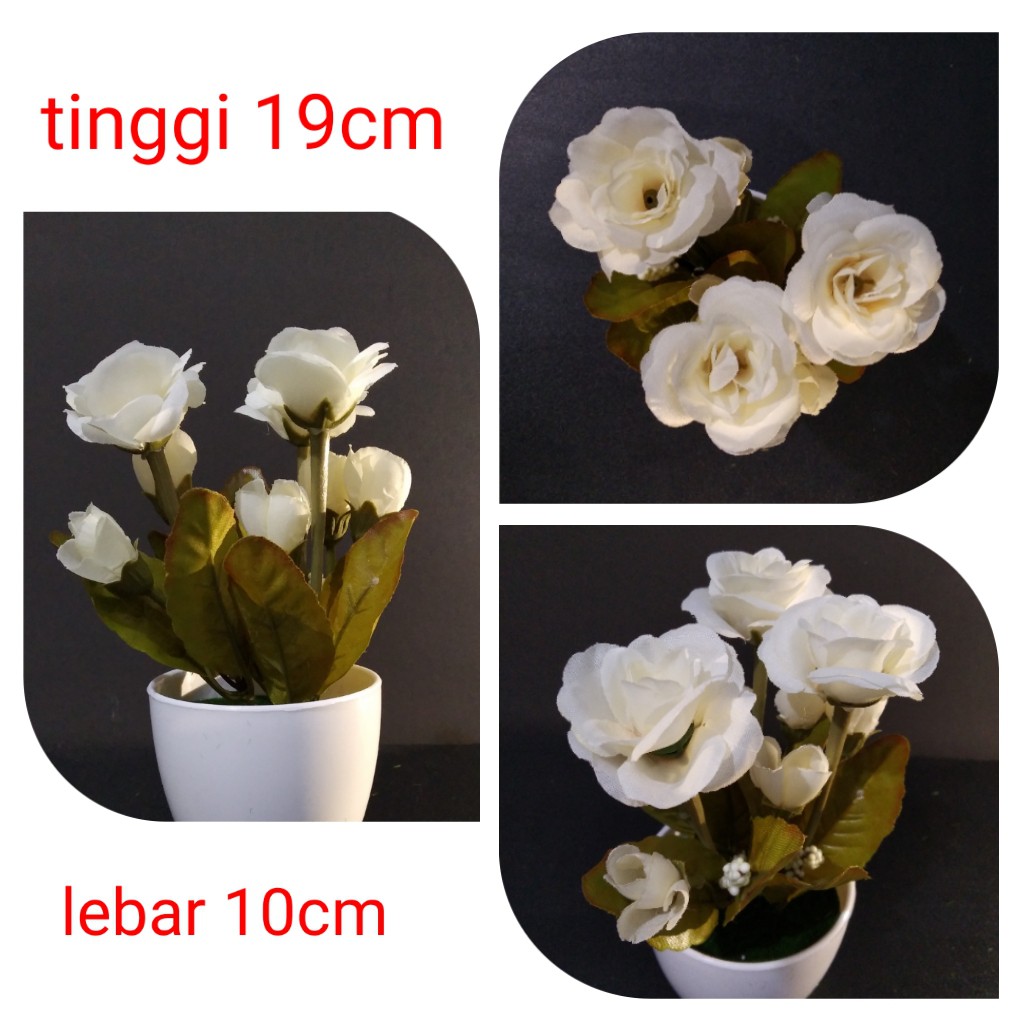 AP6016 Bunga Plastik Pajangan - Bunga Palsu Pajangan M663-3