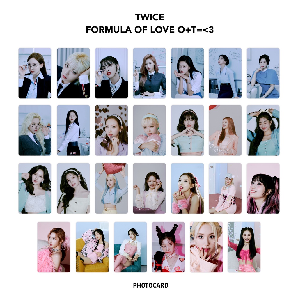 Photocard Twice Formula of Love O+T=&lt;3