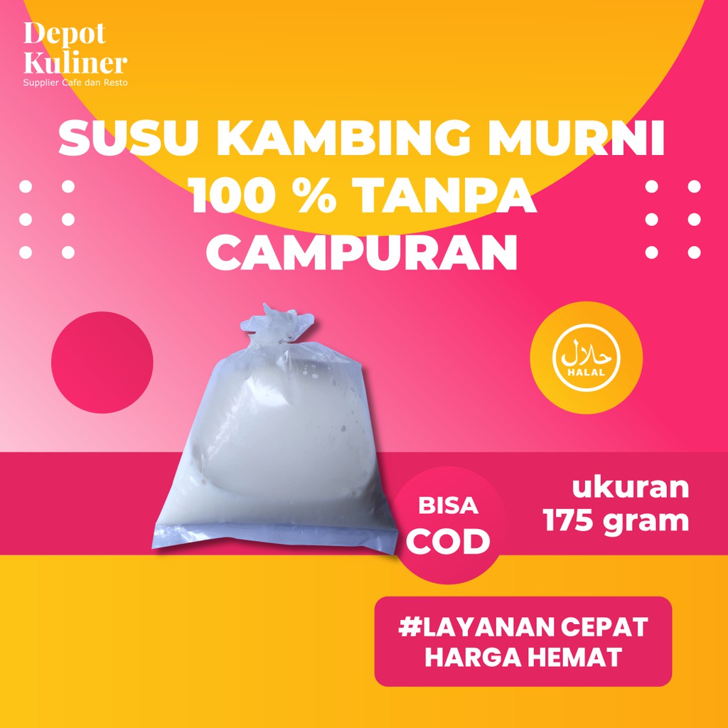 Susu Kambing Murni Cair dan Segar 175 gr