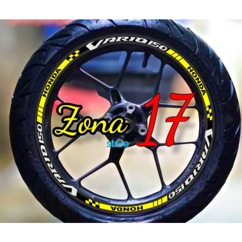 STICKER STIKER VARIASI VELG VARIO 150 2015 2017 2019 2021