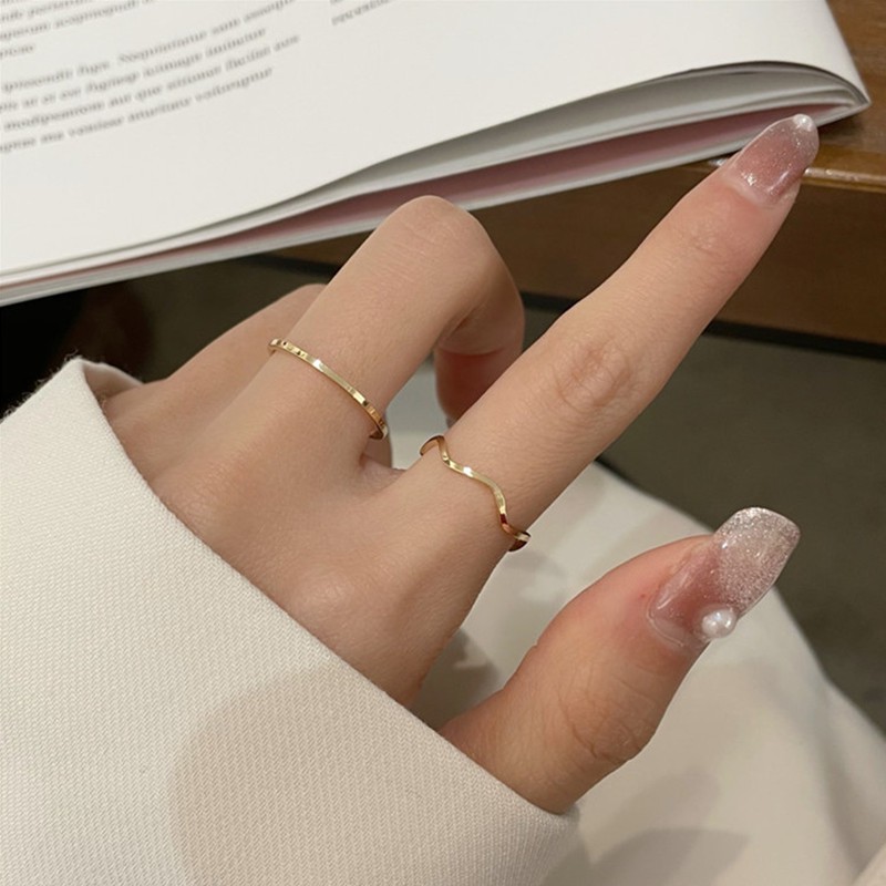 Cincin Model Dua Lapis Desain Niche
