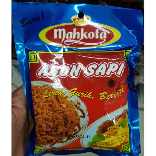 

Abon Sapi MAHKOTA 100GR